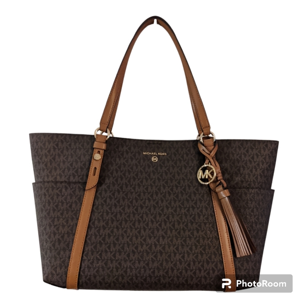 Michael Kors Large Vegan Leather Tote 19" X 10" X 6"